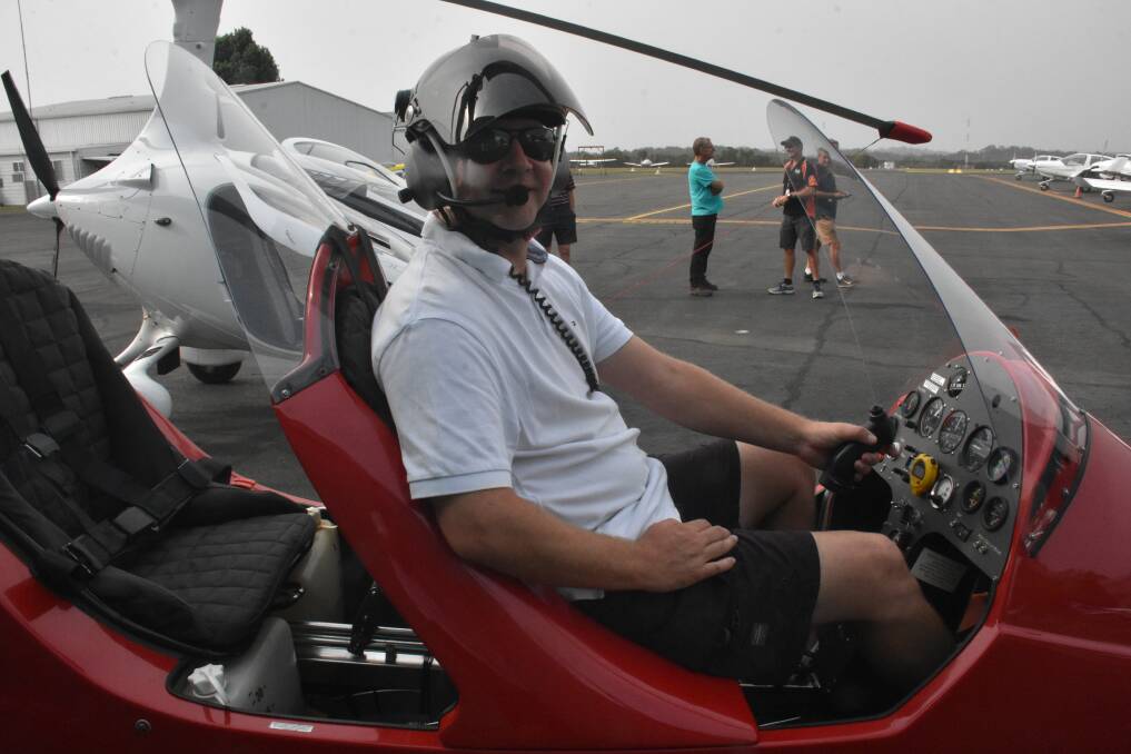HAPPY OWNER: Brian Chow talks about the benefits of gyrocopter flight.