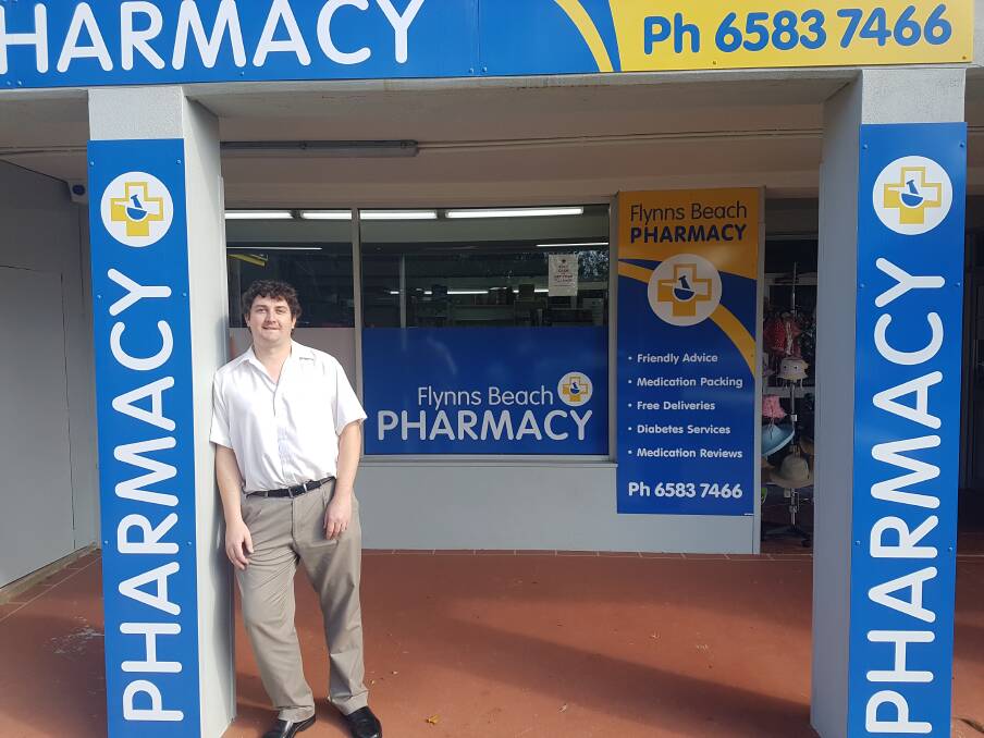 NOT A PROBLEM: Flynns Beach Pharmacy pharmacist Joe Rourke.