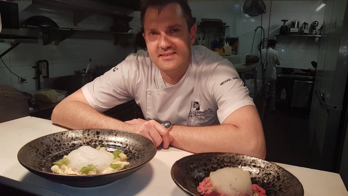 OVERSEAS DESTINATION: Michael Lewis has accepted a executive pastry chef role with three star Michelin restaurant, Régis et Jacques Marcon, in Saint-Bonnet-le-Froid.