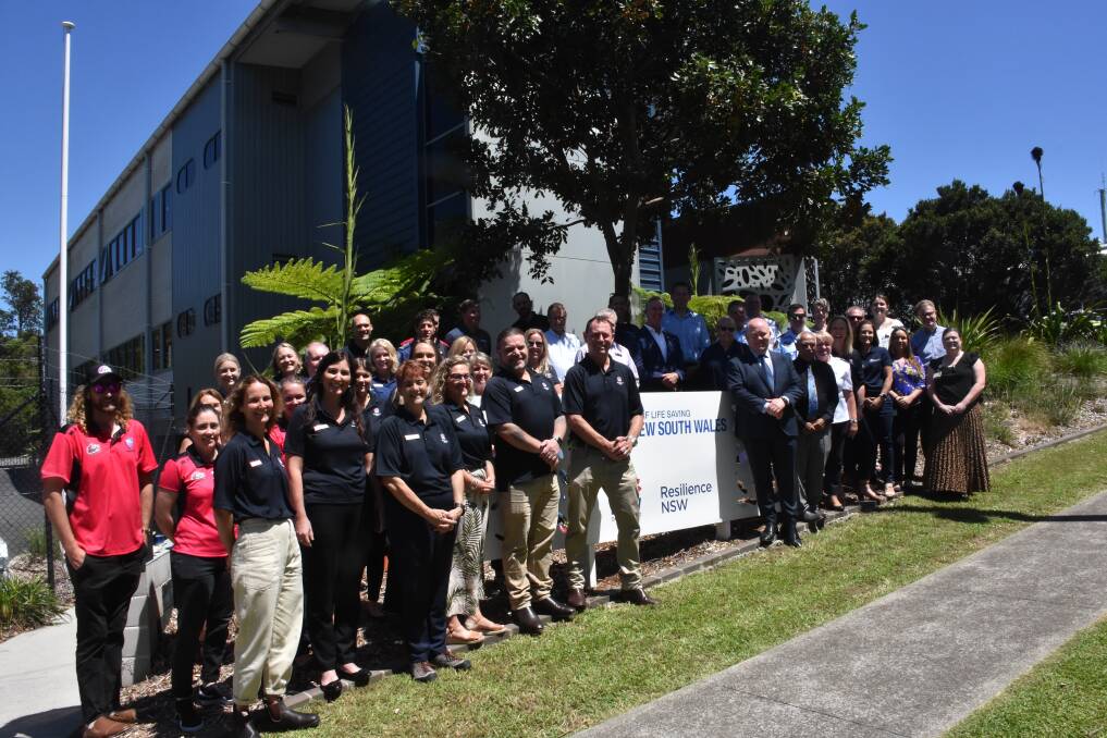 The new Resilience NSW office in Port Macquarie officially opened by former NSW Fire Commissioner Shane Fitzsimmons.