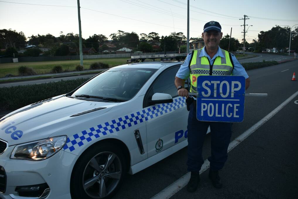 Traffic stop: Senior Constable Kelvin Maddalena in Port Macquarie.