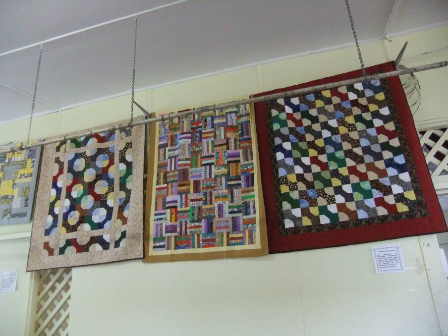 PATTERNED: Quilts similar to the ones stolen from Wauchope Patchwork Quilters. Photo: WPQ.
