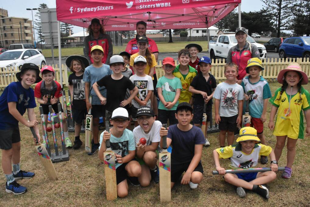 NEXT GENERATION: Youngsters attend a Sydney Sixers Holiday Program at Oxley Oval on January 9.