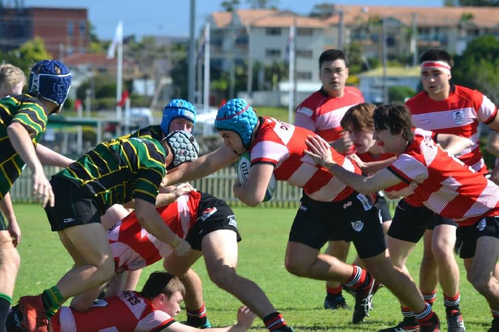 READY TO ROCK: Pirates 18s against Hastings Valley Vikings in Port Macquarie. Photo: Supplied.