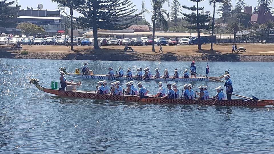 Dragons fly by: Sea-surging crews have opened their ranks with newcomers able to attend a Come and Try sessions from 10am at Port Marina in Park Street on Saturday, February 2 and February 9.