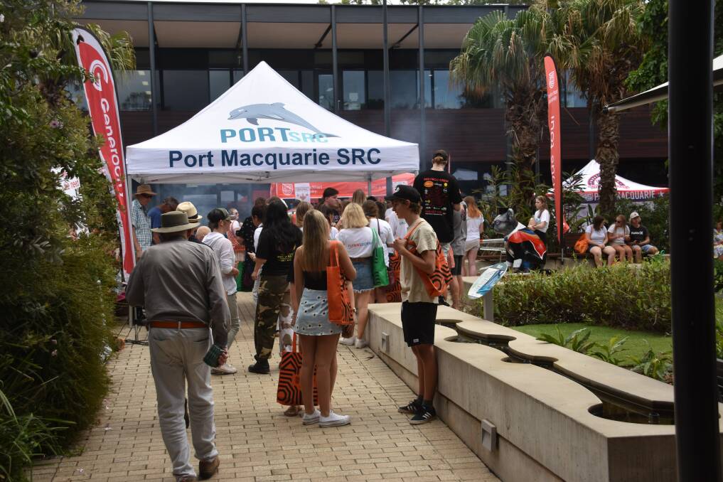 NEW STUDENTS EXPLORE: 'O-Week' celebrations at Charles Sturt University Port Macquarie.