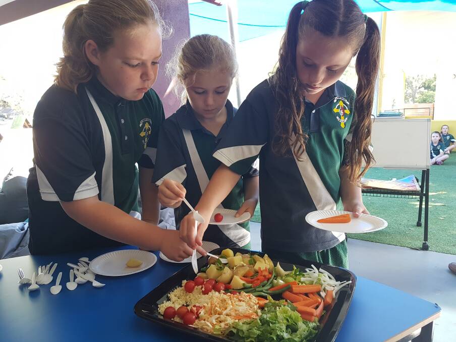 St Josephs Primary School: Port Macquarie kids love their vegies.