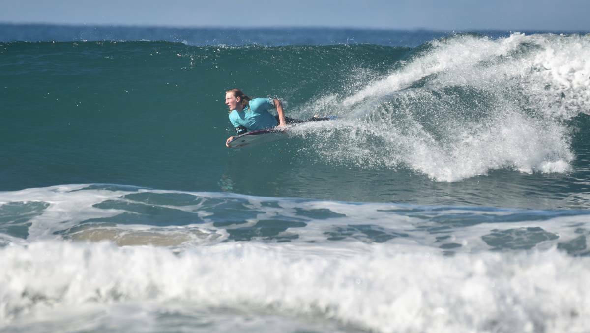 Riding along the wave: Jeremy Coombes.