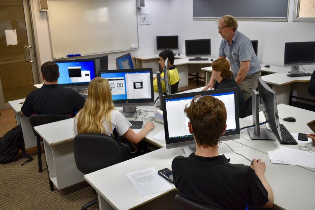 TECHNOLOGY: Students in the competition must be knowledgeable across multile areas. Photo: Supplied/Newman College.