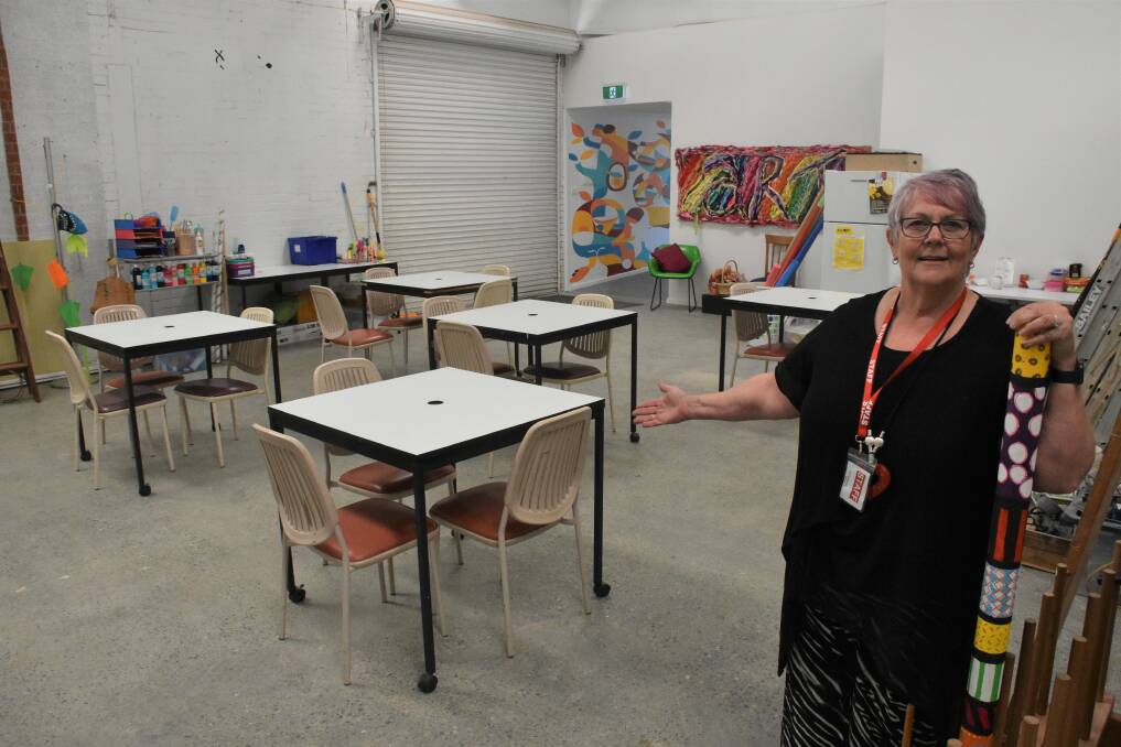 CREATIVE AREA: MNCCC business and program development manager, MakerSpace manager Sue English at the MakerSpace in Port Macquarie.