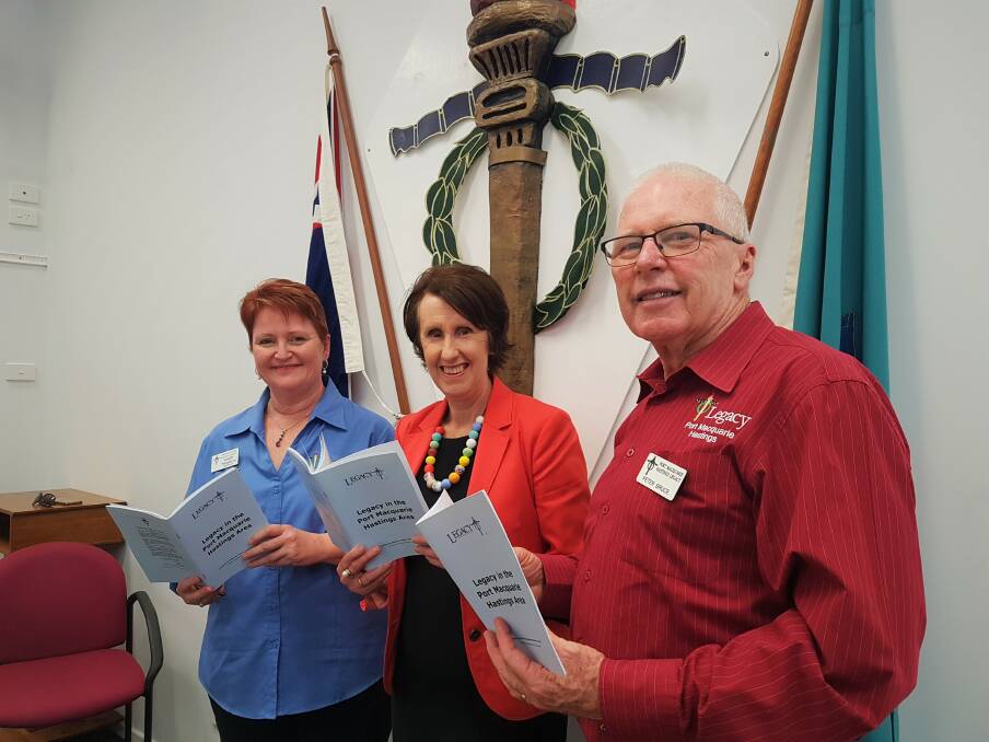 SPEAKERS: Port Macquarie MP Leslie Williams, Kerry Thomson and Peter Bruce all spoke at the official launch.