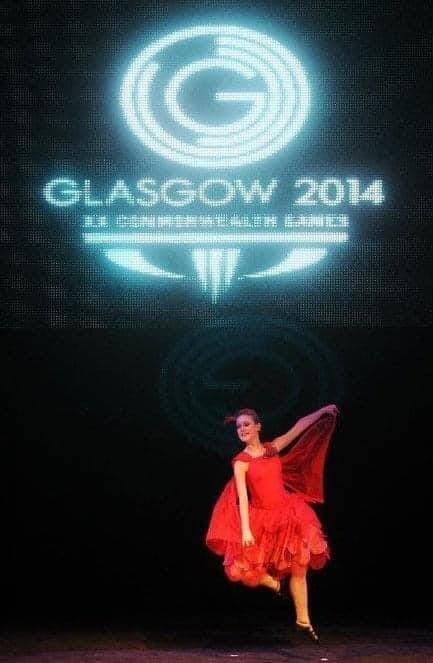 PRESTIGE: Highland dancer Joanna Buchan performing at the Commonwealth Games in 2014. Photo: Supplied/Joanna Buchan.