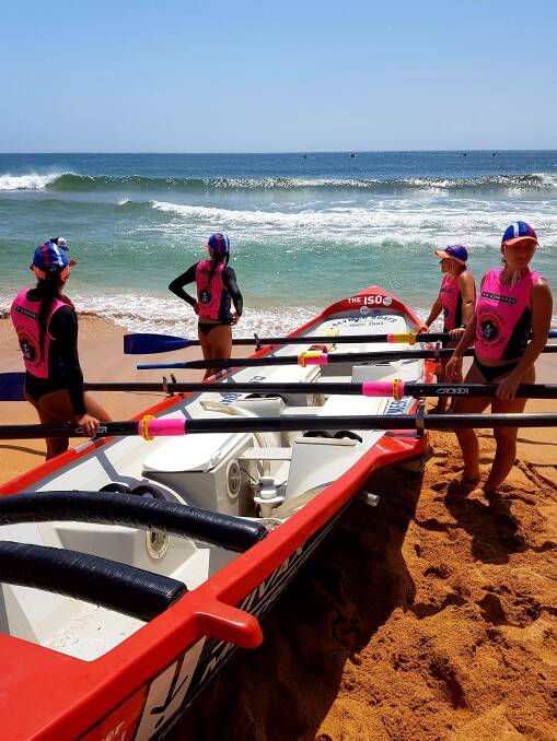 Surfs up: Wauchope Bonny Hills Boatettes have won gold in the under 19's surf boat event at the 12th Annual Collaroy International Young Guns.
