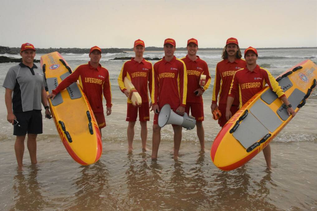 TEAM EFFORT: Port Macquarie-Hastings lifeguards ready to begin patrols on September 28.