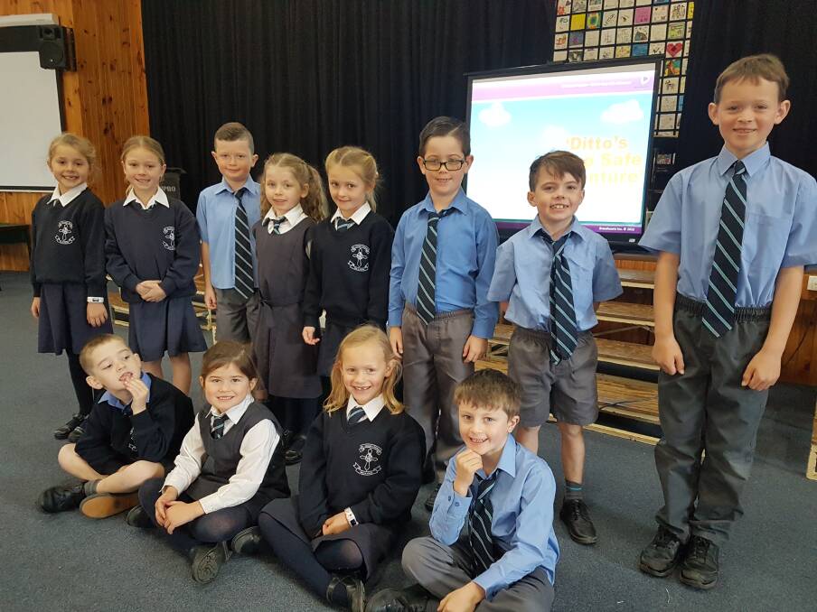 READY TO LEARN: St Joseph's Primary School students in Port Macquarie.