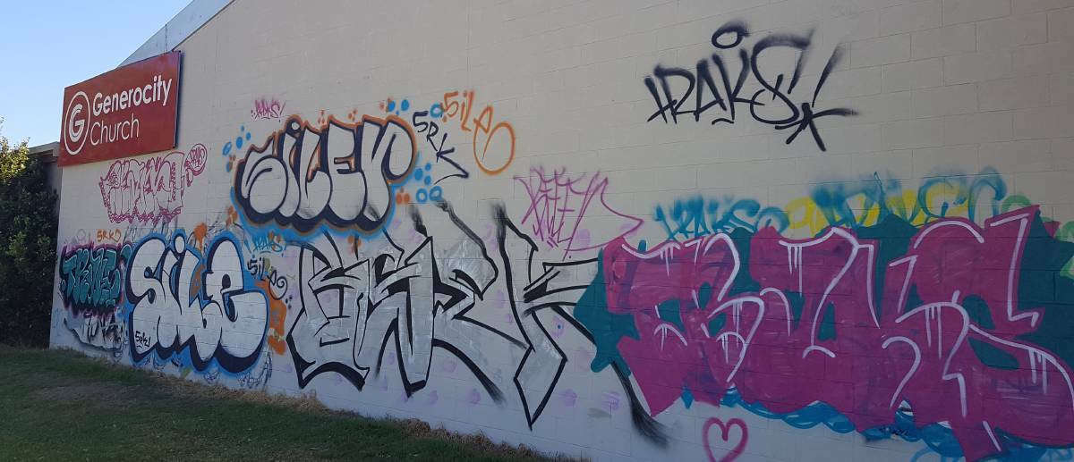 GRAFFITI INCREASE: Port Macquarie is seeing the beginnings of a new generation of graffiti vandals, Mr Moroney said in February this year.