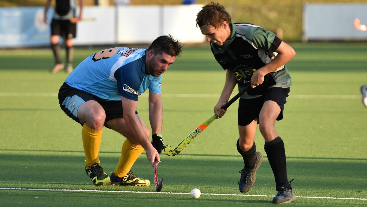 A-Division: Tacking Point Thunder in the 2018 Men's hockey grand final.