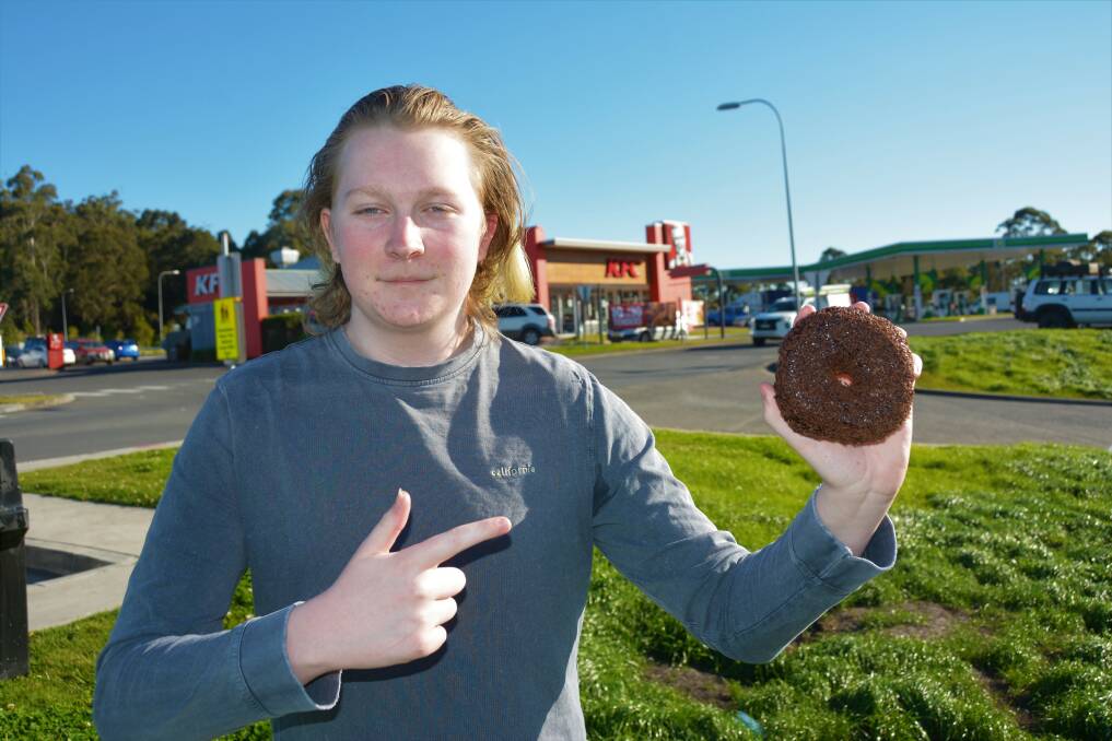 RENAME THAT ON-RAMP: Port Macquarie teenager Jayden McLennan and his petition.