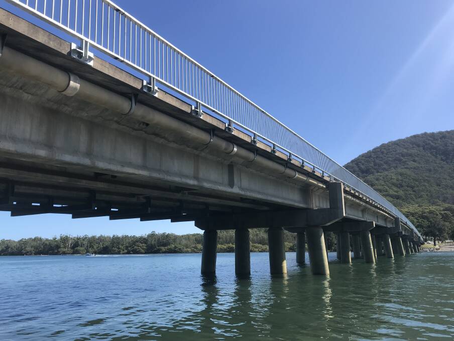 UPGRADE COMPLETE: Dunbogan Bridge works completed. Photo: Supplied/Port Macquarie-Hastings Council.
