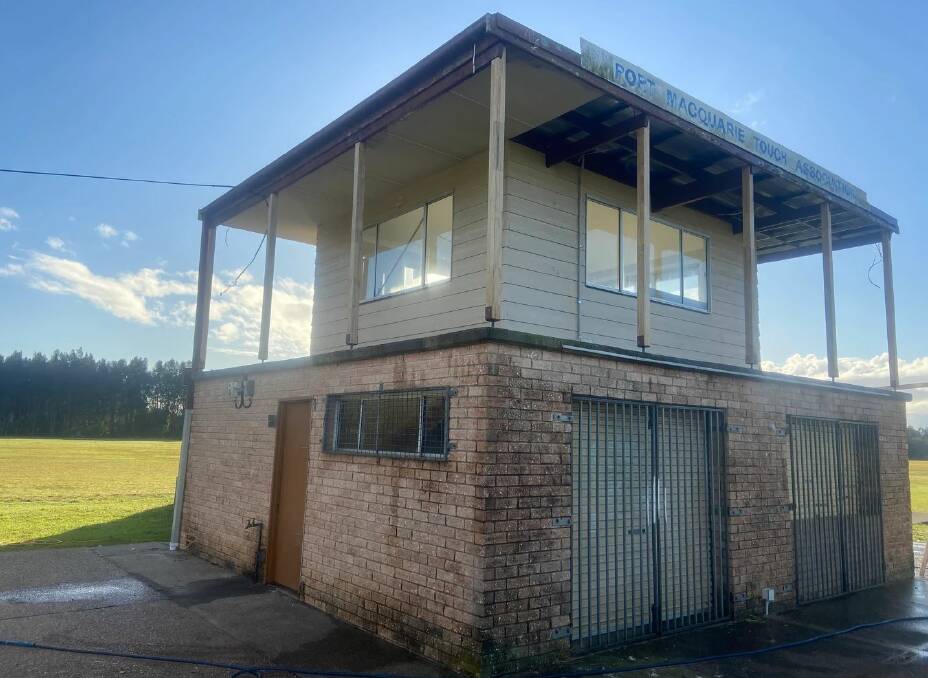 UPGRADED: Clubhouse at Tuffins Lane before being improved. Photo: Port Macquarie Touch.