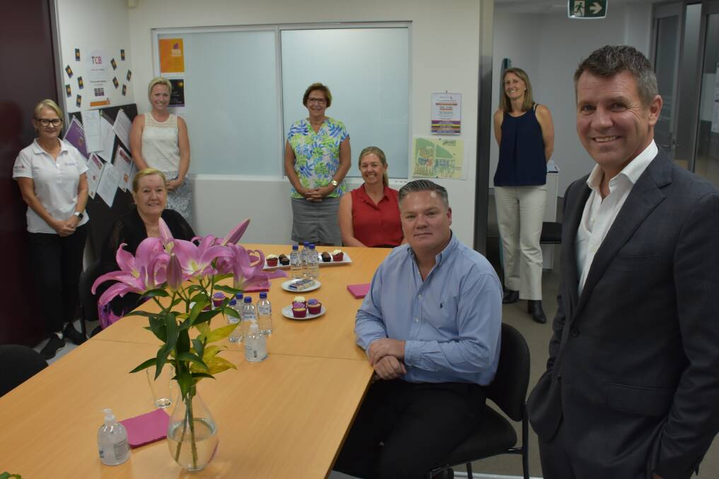 AGED CARE ON THE AGENDA: HammondCare CEO Michael Baird visiting Port Macquarie staff.