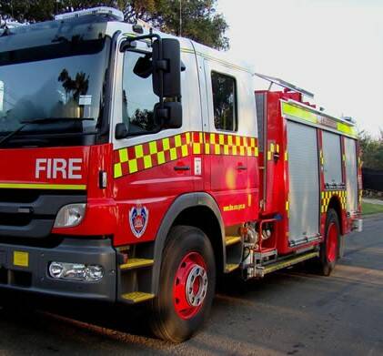 Timely warning: Port Macquarie firefighters were called to an clothes dryer fire at Bennett Street, Port Macquarie.