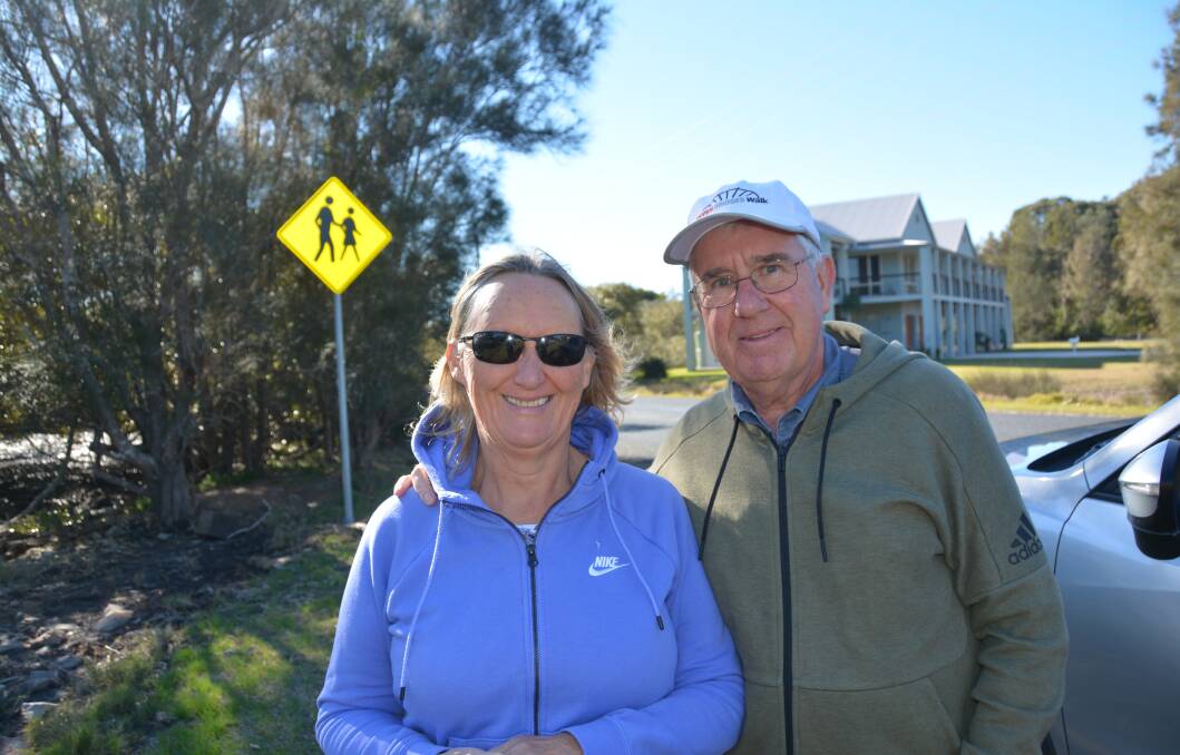 CAMPAIGNING FOR CHANGE: Dunbogan residents of four years, Roy and Bonnie Davies.