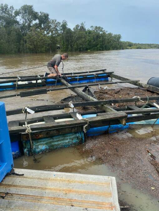 HARD RUN: Armstrong Oysters owner Brandon Armstrong says the flood has caused extensive damage to multiple businesses. Photo: Supplied/Armstrong Oysters.