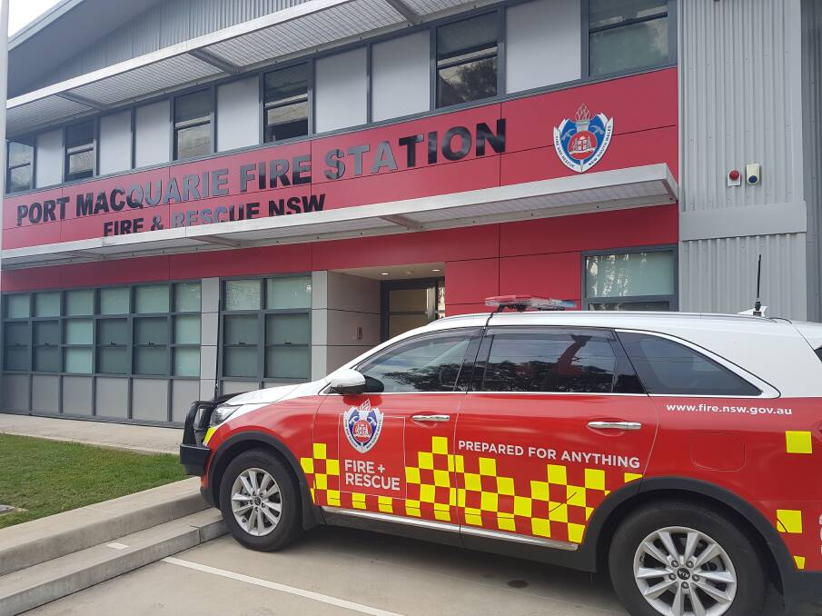 Fire: Port Macquarie Fire Station.