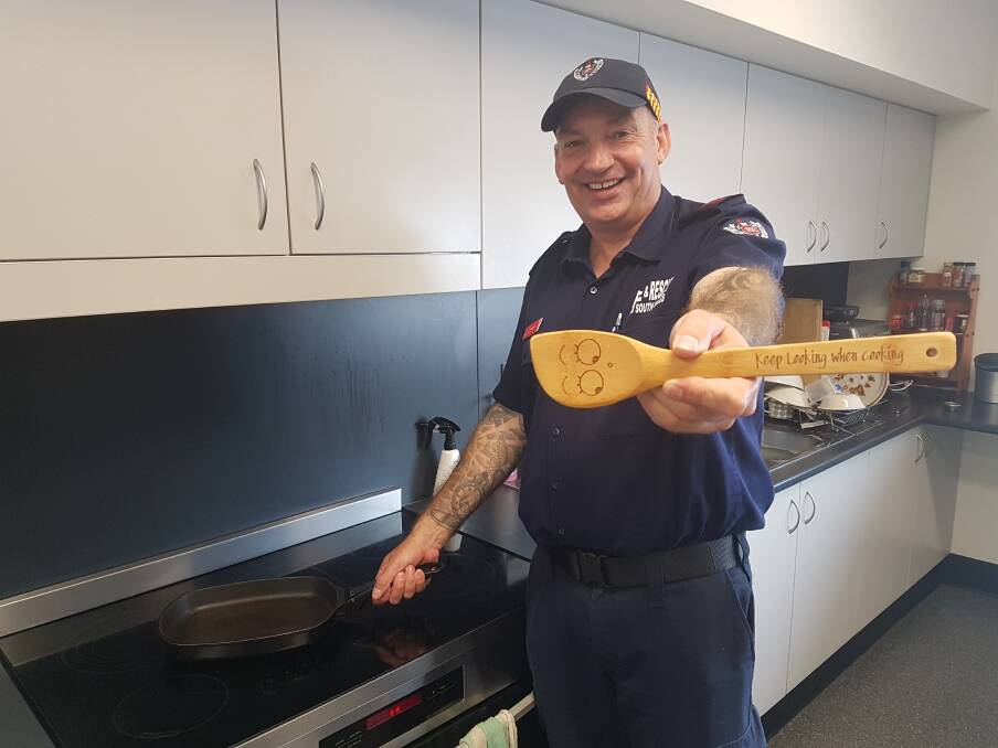 Keep Looking When Cooking: Port Macquarie Fire and Rescue NSW's new fire captain, Rob Read said kitchen fires were often the result of nearby flammable materials.