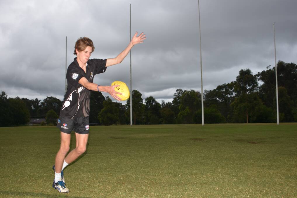 FOLLOWING A DREAM: Magpies player Max Bylsma has turned heads in his debut season.