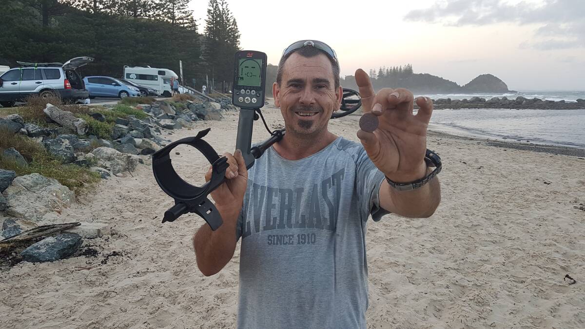 What a find: Local metal detecting hobbyist Darren Vick said hes happy to help people find lost valuables.