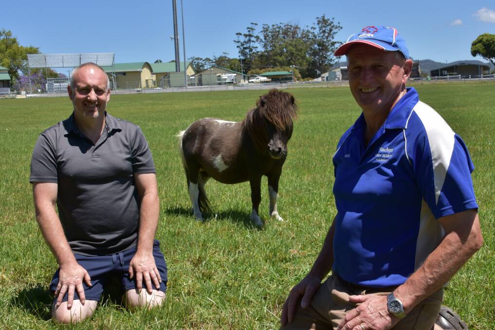 PREPARING FOR ANOTHER YEAR: Wauchope show society director Scott Balmer and president Neil Coombes.