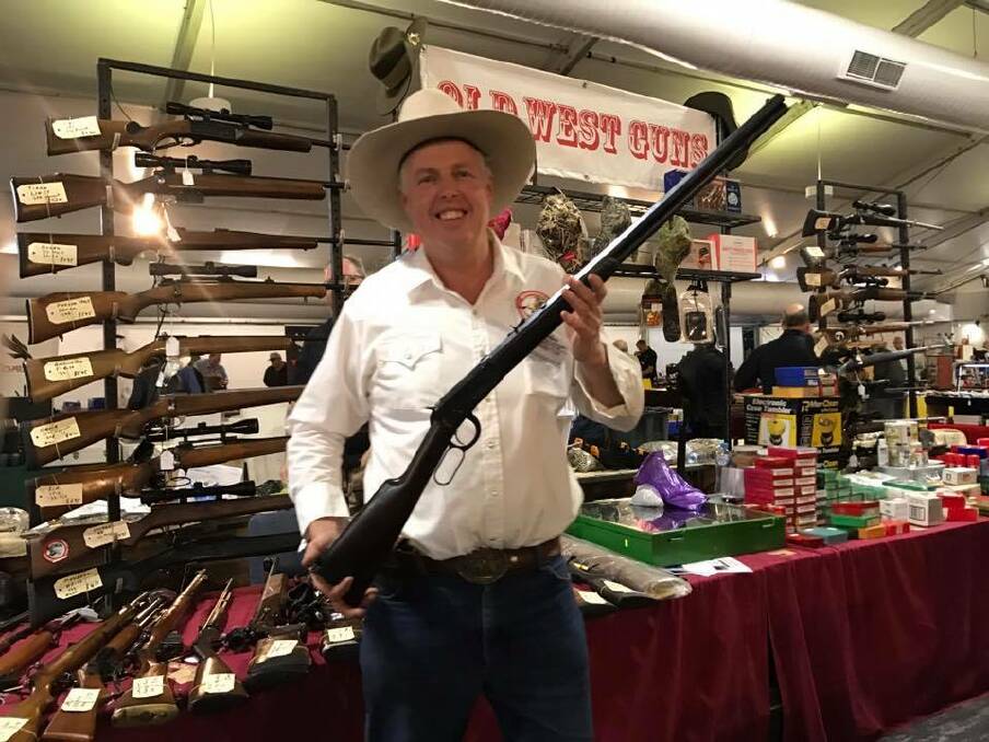 NATIONAL FIREARMS AMNESTY: Kundabung gun store Peter Richards.