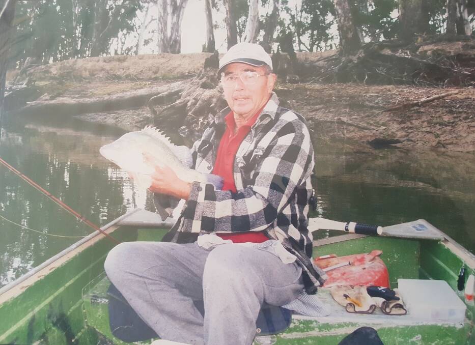 HUNTING AND FISHING: Eric Oliver has been a keen fisherman his whole life. Photo: Supplied.