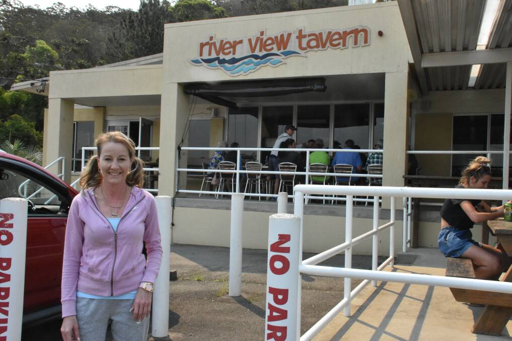 COMMUNITY SUPPORT: Riverview Tavern, Telegraph Point licencee Samantha Hawkins.