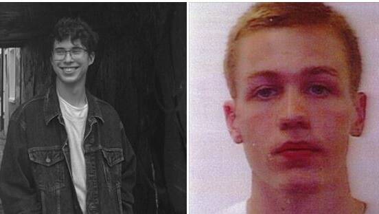 Missing: Frenchman Erwan Ferrieux, 21 and Englishman Hugo Palmer, 20. Supplied: NSW Police