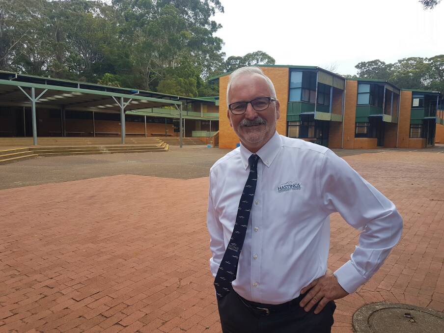 OVERSEEING THE COLLEGE DIRECTION: New executive principal Ian Ross at Hastings Secondary College.