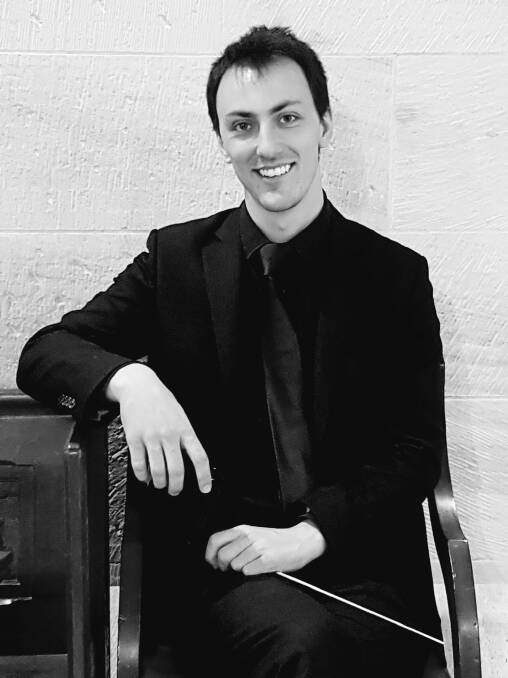 Returning home: Bradley Lucas back and taking on the task of new conductor with the North Coast Youth Orchestra and The Port Macquarie Philharmonic this year.