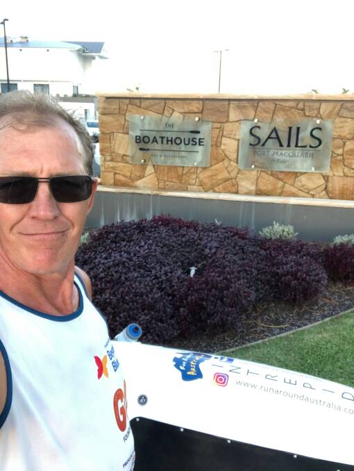 In Port Macquarie: Retired Royal Australian Navy veteran, Andre Jones.