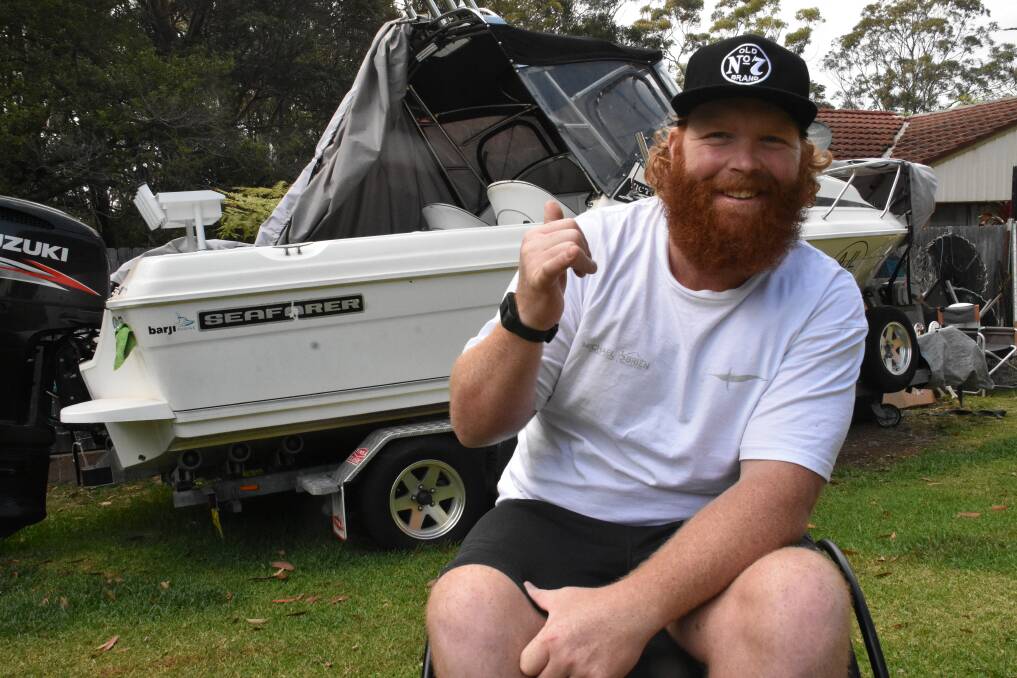 CHARGING ON: Michael O'Brien has a plan to fish again.