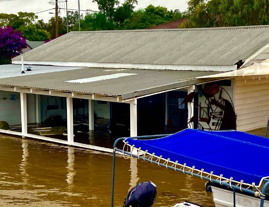 FLOODED: Dunbogan Boatshed lost a majority of stock during the flood. Photo: Supplied/Dunbogan Boatshed and Marina.