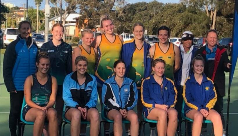 SELECTED: Jasmine Hyde and Cian Leahy were selected in the 2020 Regional League State Cup team. Photo: Hastings Valley Netball Association.