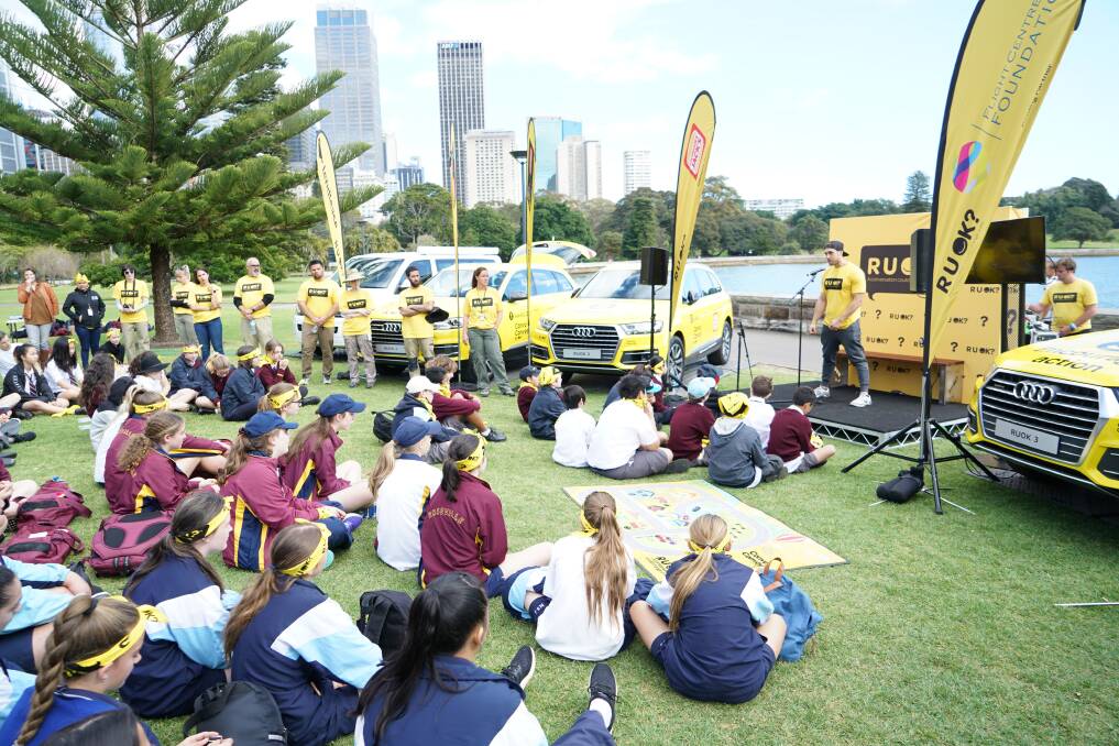 All welcome: An RUOK? Day event held in Sydney. Photo: Supplied.