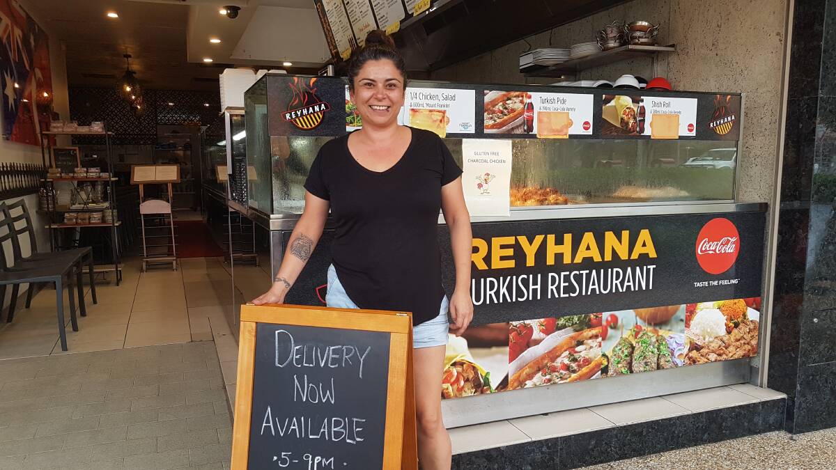 DELIVERY CHANGES: Reyhana Turkish Restaurant manager and owner Yesha Avsar.