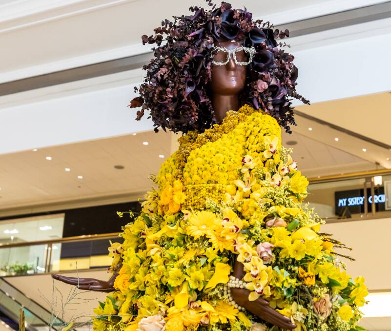 A floral tribute to Oprah Winfrey at FEMME, Chicago, US. Picture: Supplied