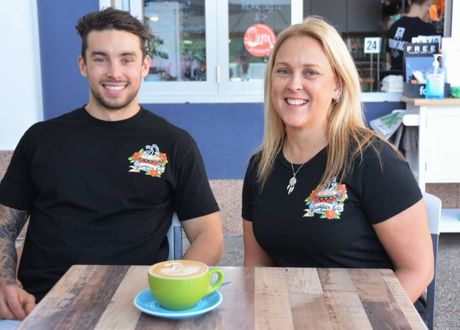 Homelessness Week: Owners of Bookface Cafe Jake and Jo Hawes.