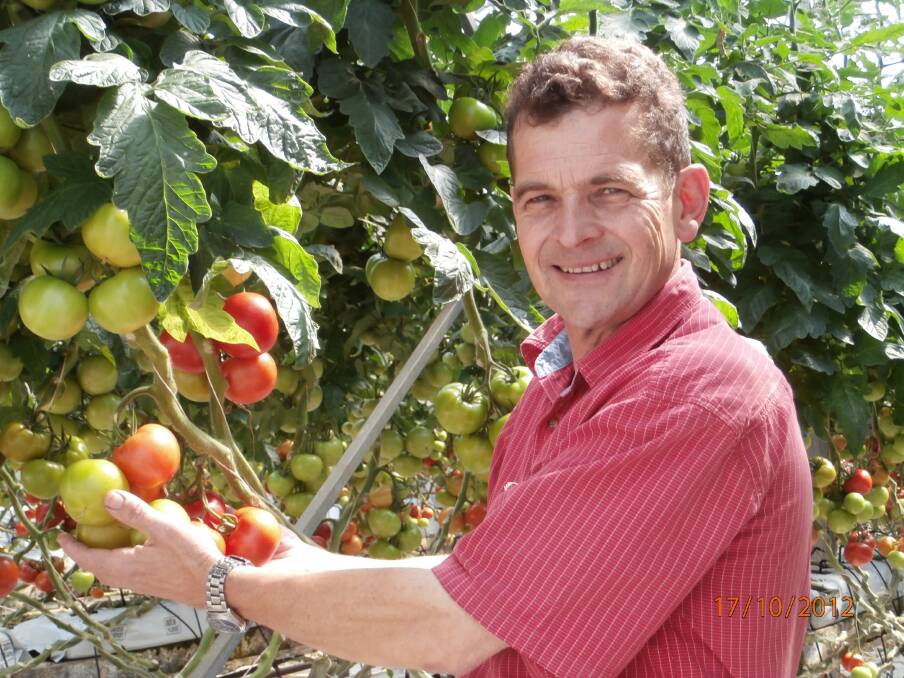 Owner of Ricardoes Tomatoes and Strawberries Anthony Sarks.