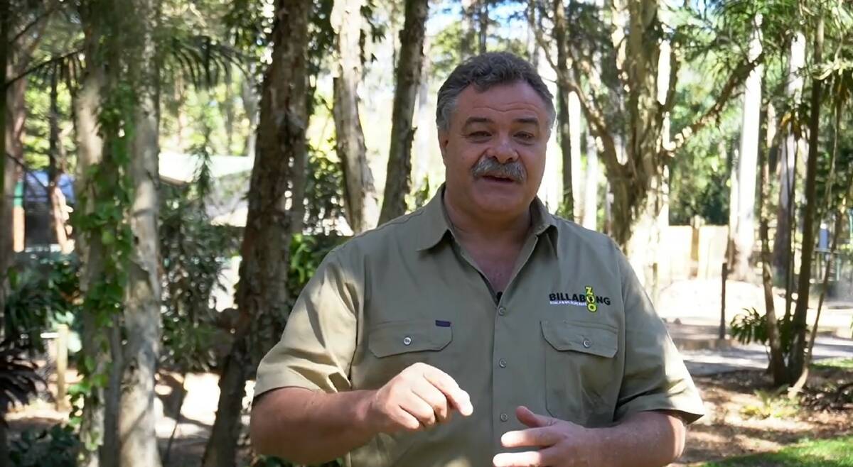 Reopening: Owner and director of Billabong Zoo Mark Stone.