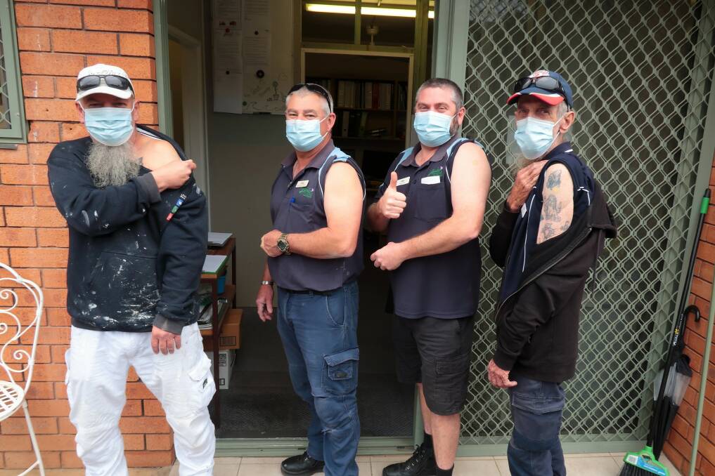 Receptionists, cleaners, maintenance and staff who work closely with the residents stepped up to get vaccinated. Photo: Supplied